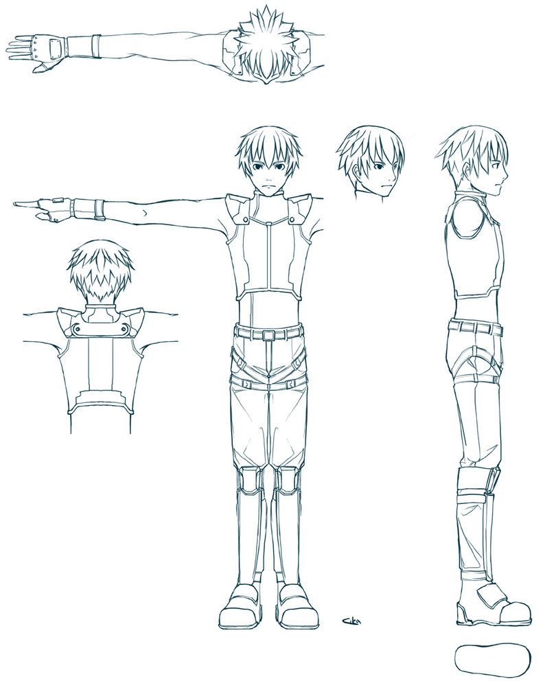 Featured image of post Character Reference Anime Character Model Sheet