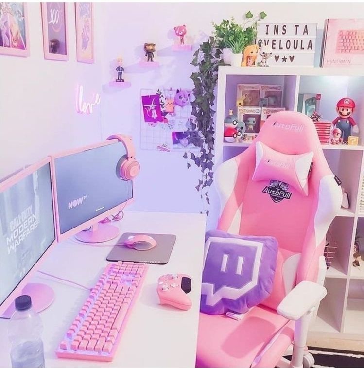 Featured image of post Cute Pink Gamer Setup