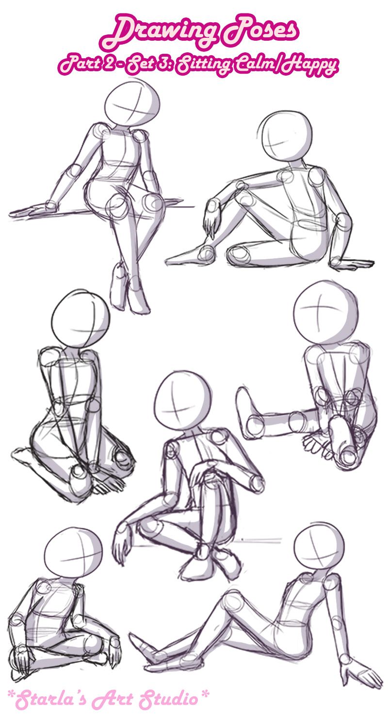 Featured image of post Cute Sitting Poses Drawing Reference