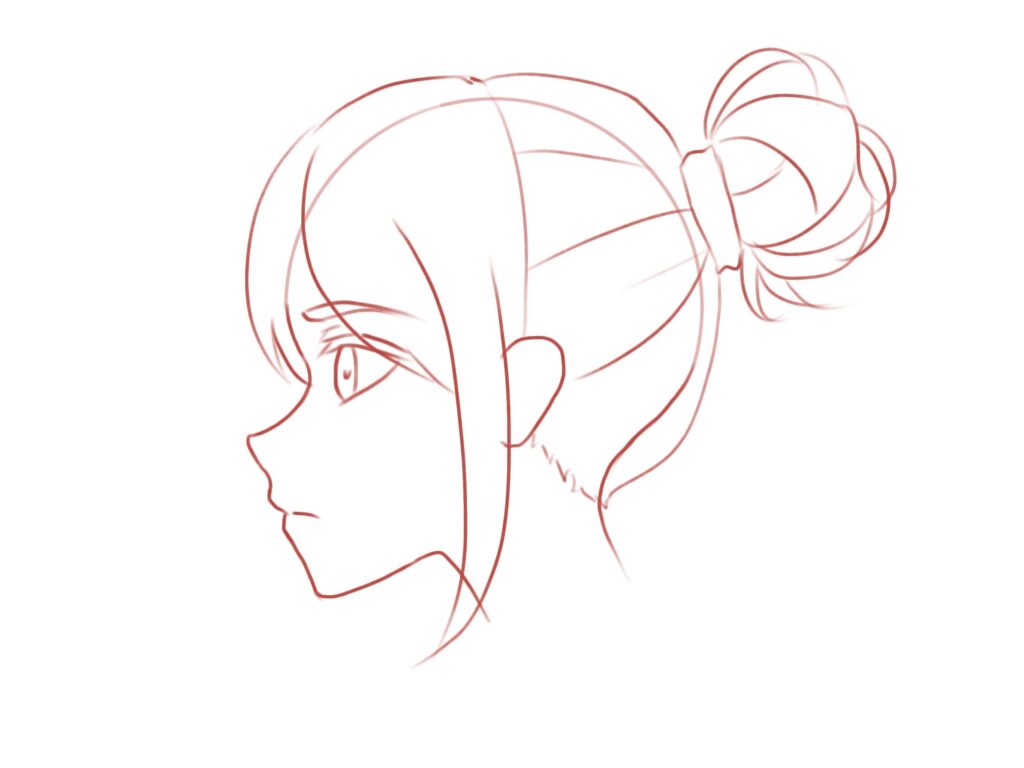 Featured image of post Female Side Profile Drawing Anime