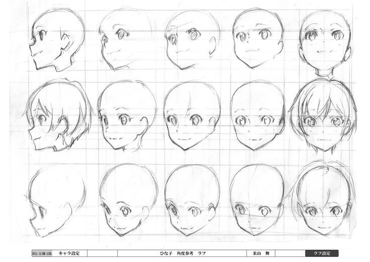 Featured image of post Head Anime Head Face Drawing Reference