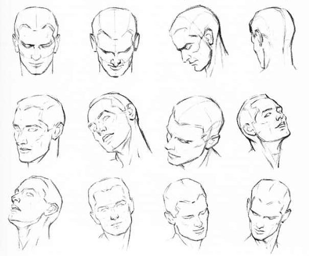 Featured image of post Head Male Face Drawing Reference