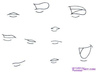 Featured image of post How To Draw Anime Mouth Female Step By Step