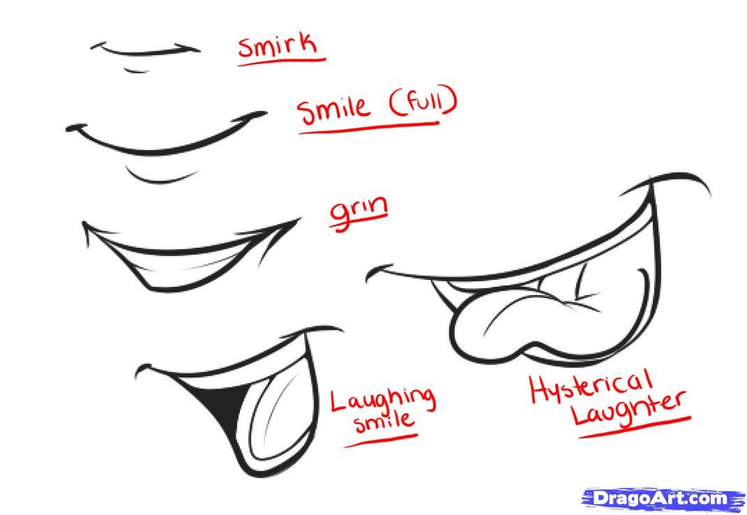 Featured image of post How To Draw Anime Mouths Smile