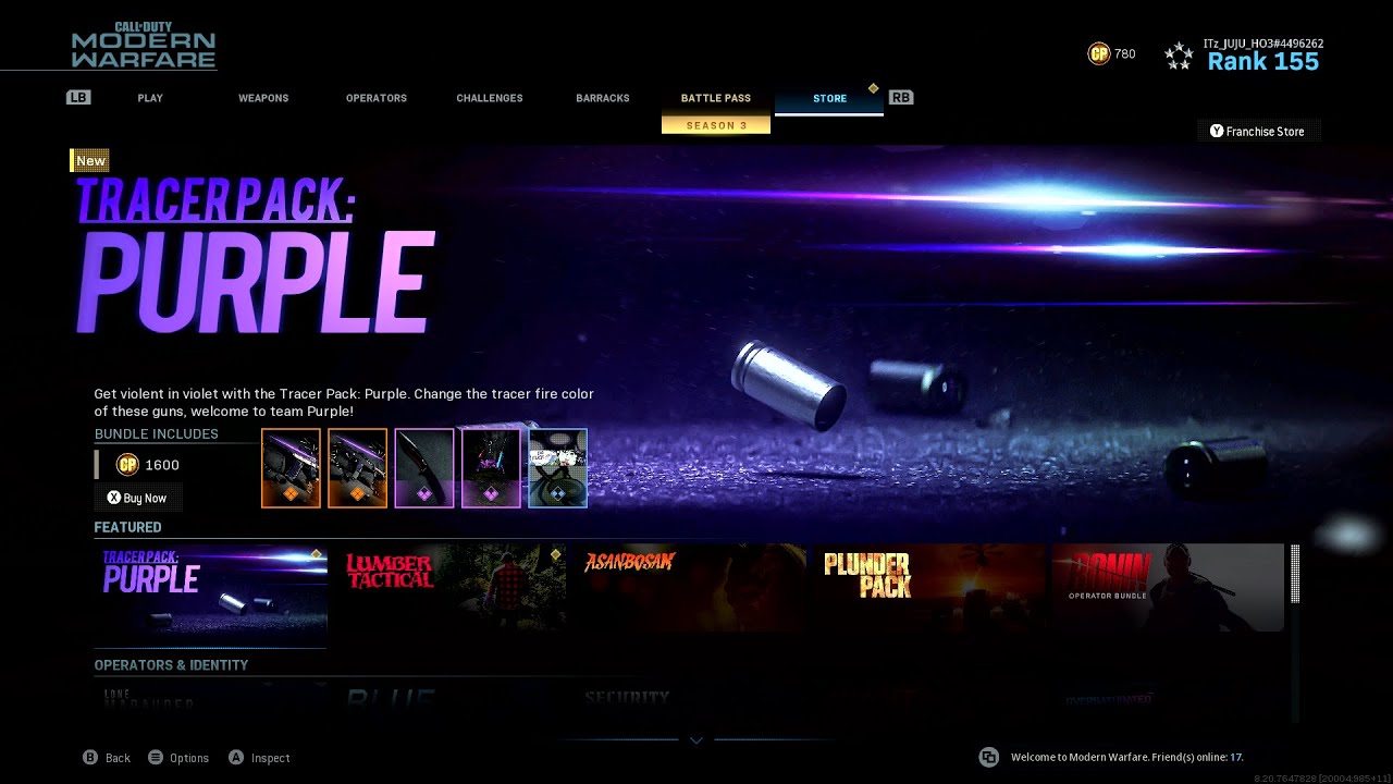 Featured image of post Purple Tracer Pack Grau