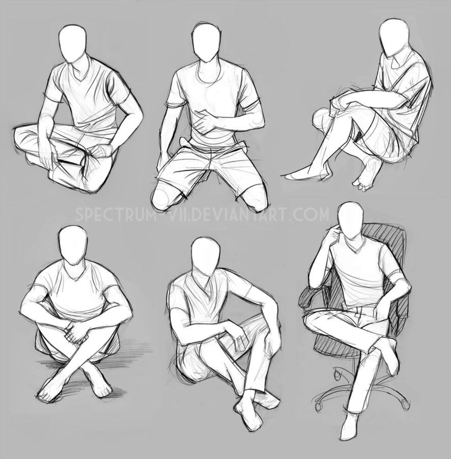 Featured image of post Sitting Poses Drawing Reference Male